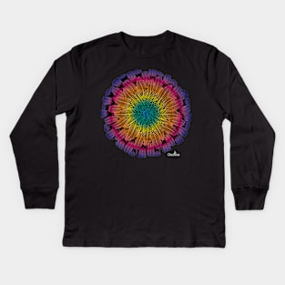 Pelecyphora Aselliformis rainbow Kids Long Sleeve T-Shirt